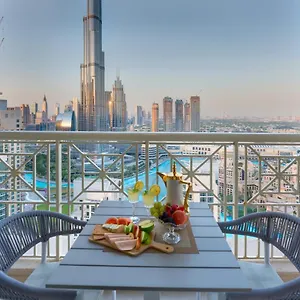  شقة Durrani Homes - Designer 2br With Stunning Burj Khalifa And Fountain View الإمارات العربية المتحدة
